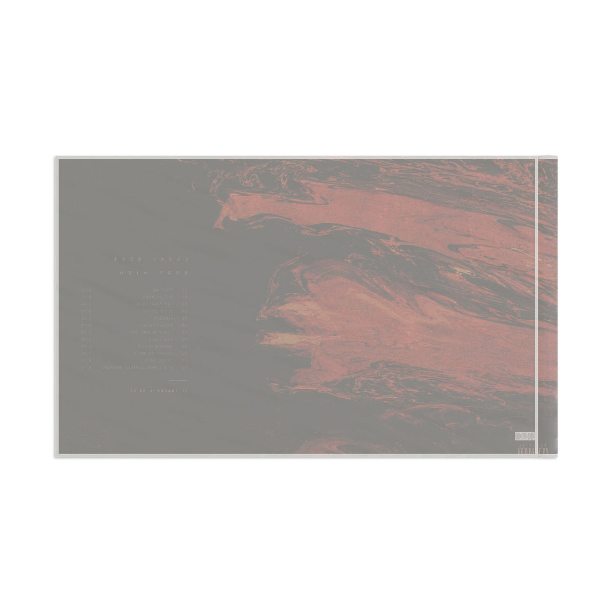 Abstract Lava Flag Poster