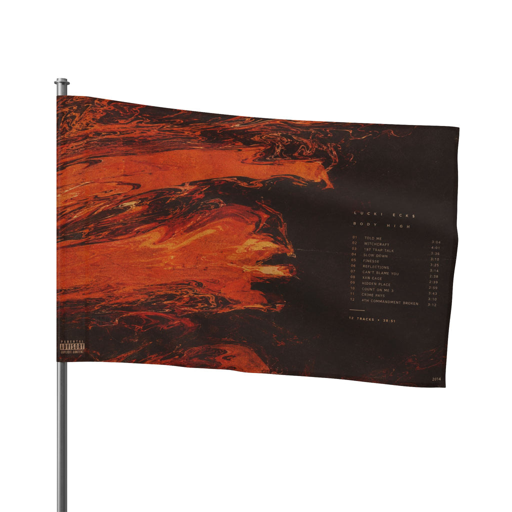 Abstract Lava Flag Poster
