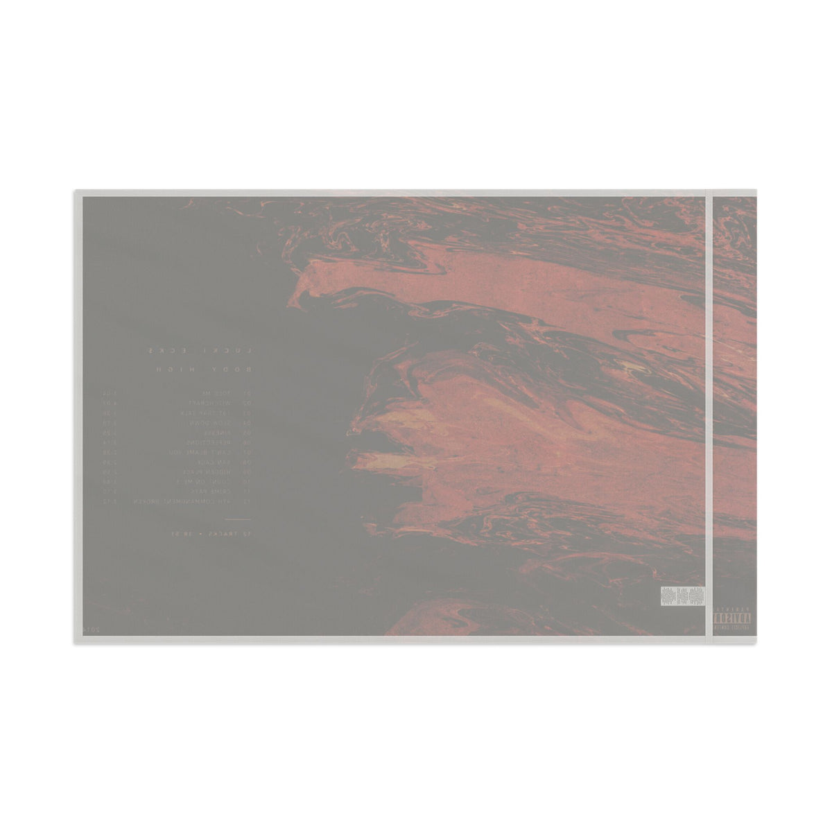 Abstract Lava Flag Poster