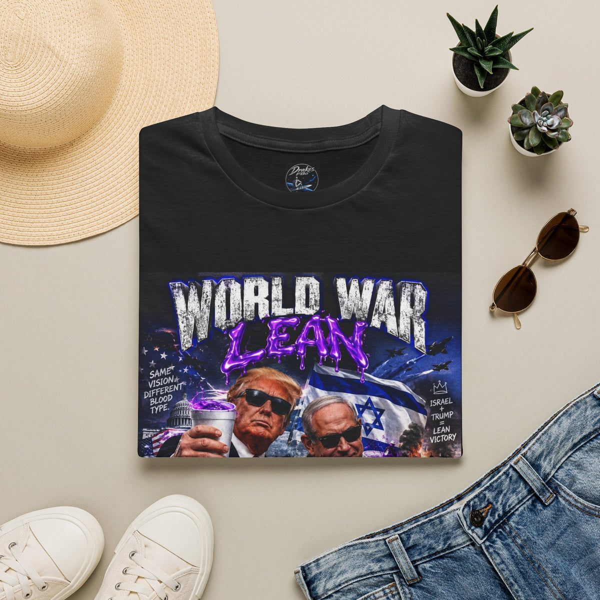 World War Leak graphic Tee | Political Satire T-Shirt