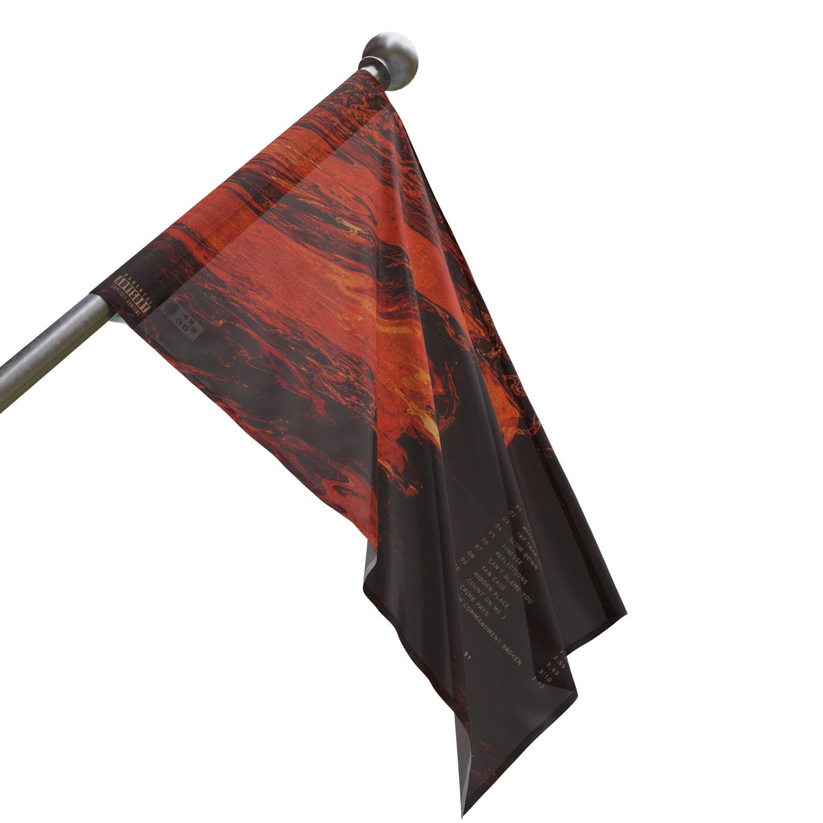 Abstract Lava Flag Poster