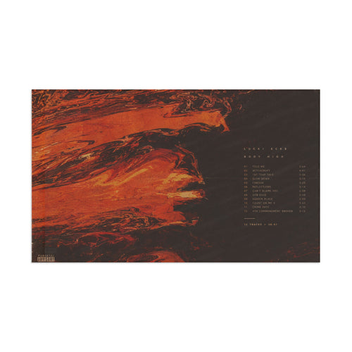Abstract Lava Flag Poster